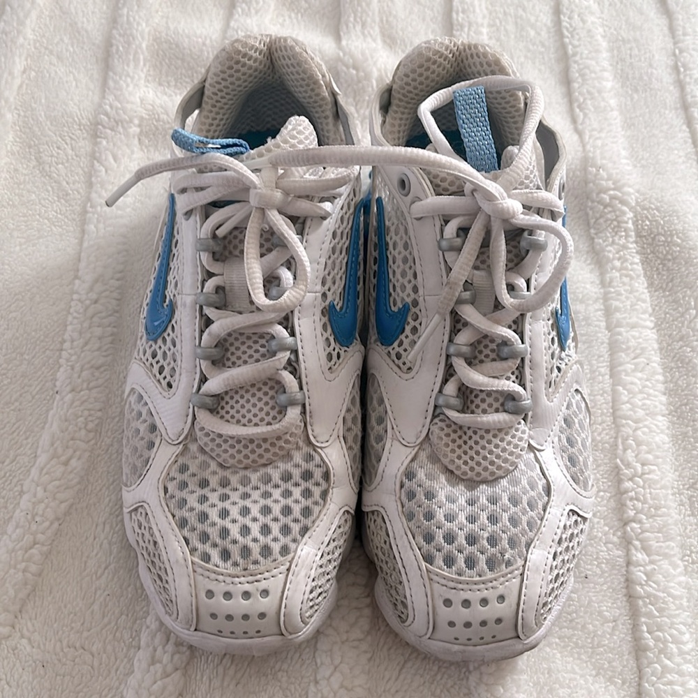 Nike women’s Air Zoom Spiridon Cage 2 'White University Blue' - Picture 4 of 7